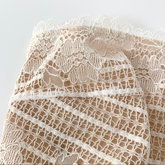 Free People Camila Lace Bandeau Bralette Ivory M - Picture 11 of 15